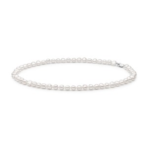 Colier perle naturale albe si argint 40 cm DiAmanti BRW47-C-G (Argint 925‰ 0,9 g.)